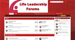 Desktop Screenshot of life-leadership-forums.com